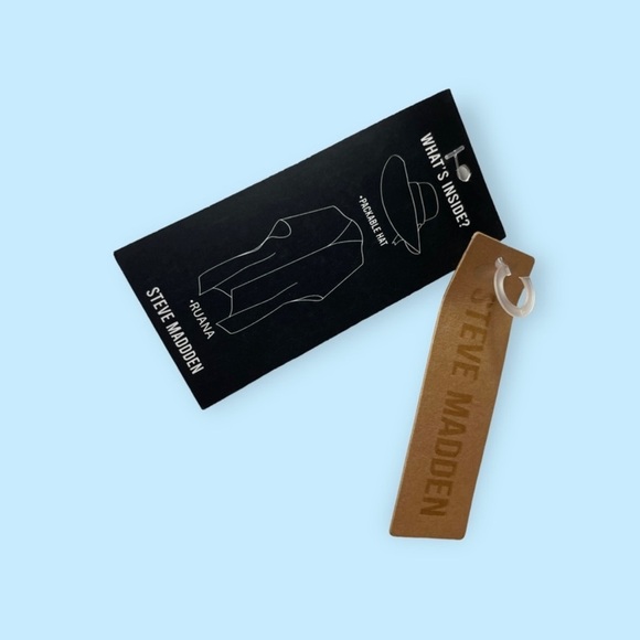 ☀️ NWT 4th of July Steve Madden Poncho Set | American Flag Shawl & Sun Hat - Picture 2 of 2